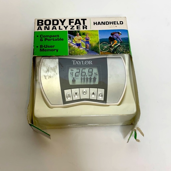 Taylor | Handheld Body Fat Analyzer | Compact & Portable | 8- User Memory Goals - Picture 2 of 7